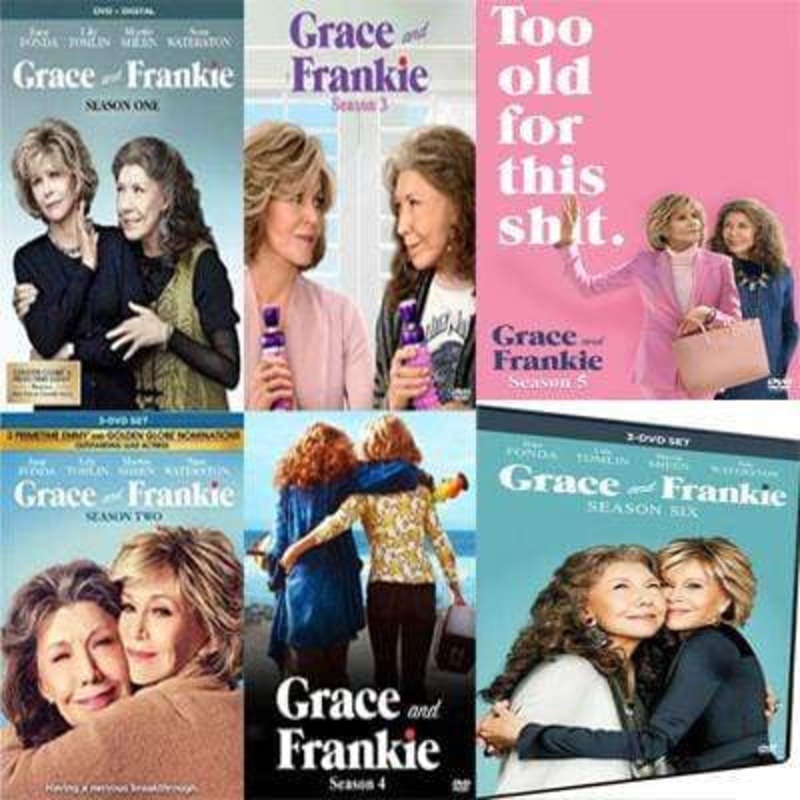 Grace & Frankie TV Series Seasons 1-6 DVD Set