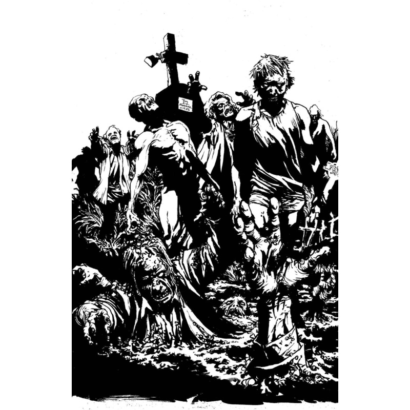 NIGHT OF THE LIVING DEAD KIN #1 CVR D MARTINEZ B&W LTD ED