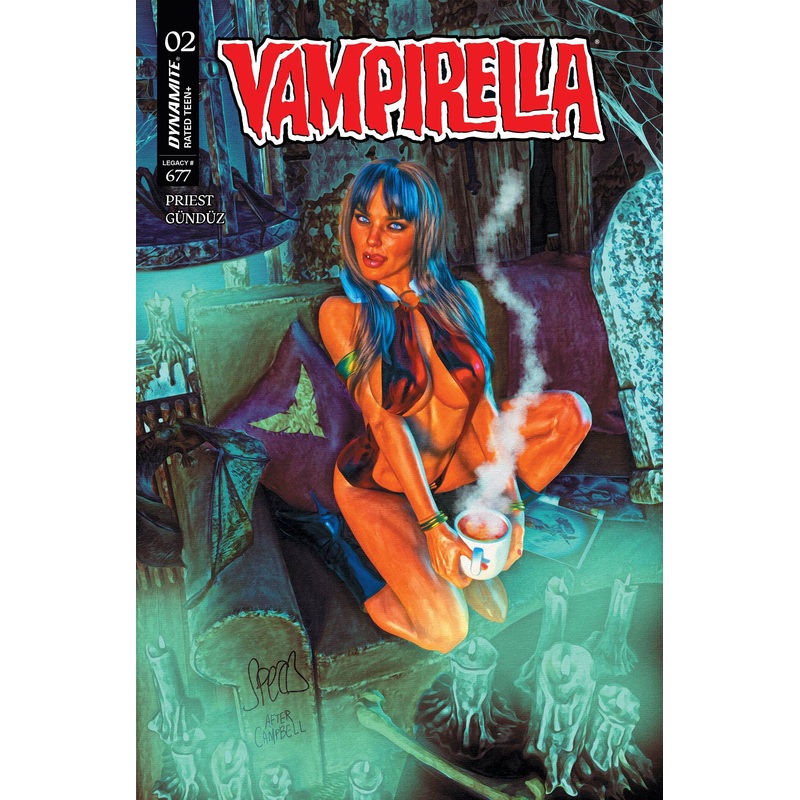 VAMPIRELLA (2025) #2 CVR ZD FOC 1:10 INCV SPEARS BLUE