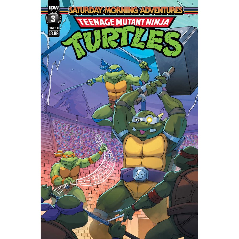 Teenage Mutant Ninja Turtles Saturday Morning Adventure Continued #3 Cover B Schoening