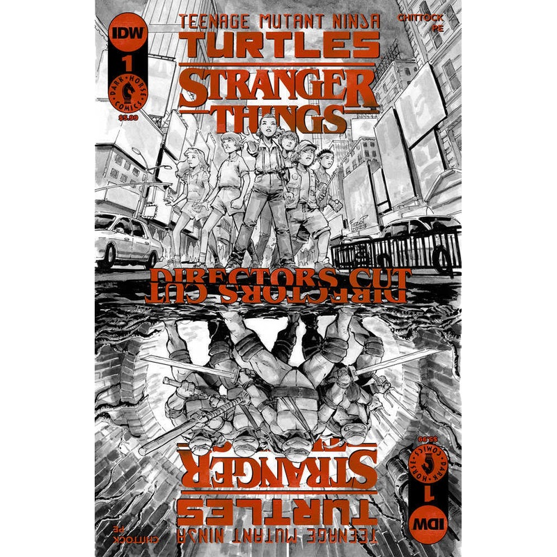 Teenage Mutant Ninja Turtles X Stranger Things #1 Director'S Cut Cover A (Pe)