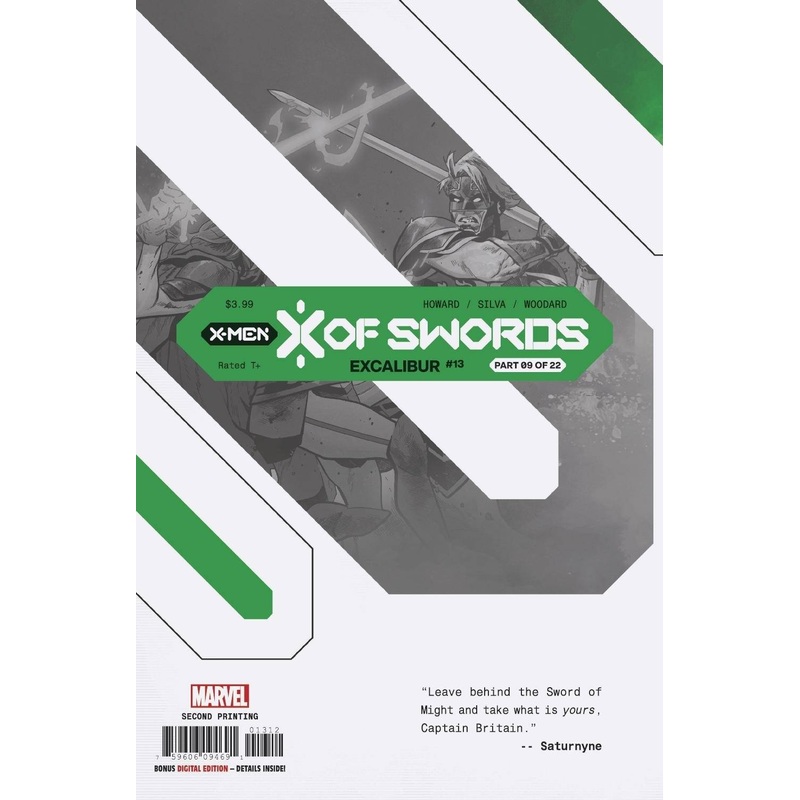 EXCALIBUR #13 2ND PTG VAR XOS