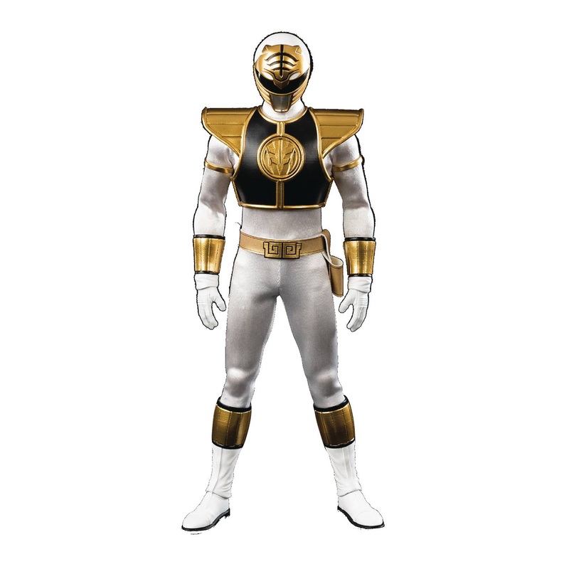 Mighty Morphin Power Rangers White Rangers 1/6 Scale Action Figure