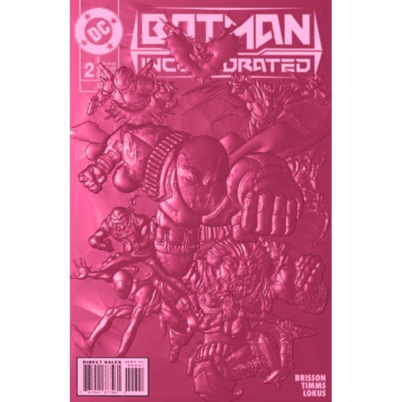 BATMAN INCORPORATED #2 CVR C CHRIS BURNHAM 90S COVER MONTH FOIL MULTI-LEVEL EMBOSSED CARD STOCK VAR