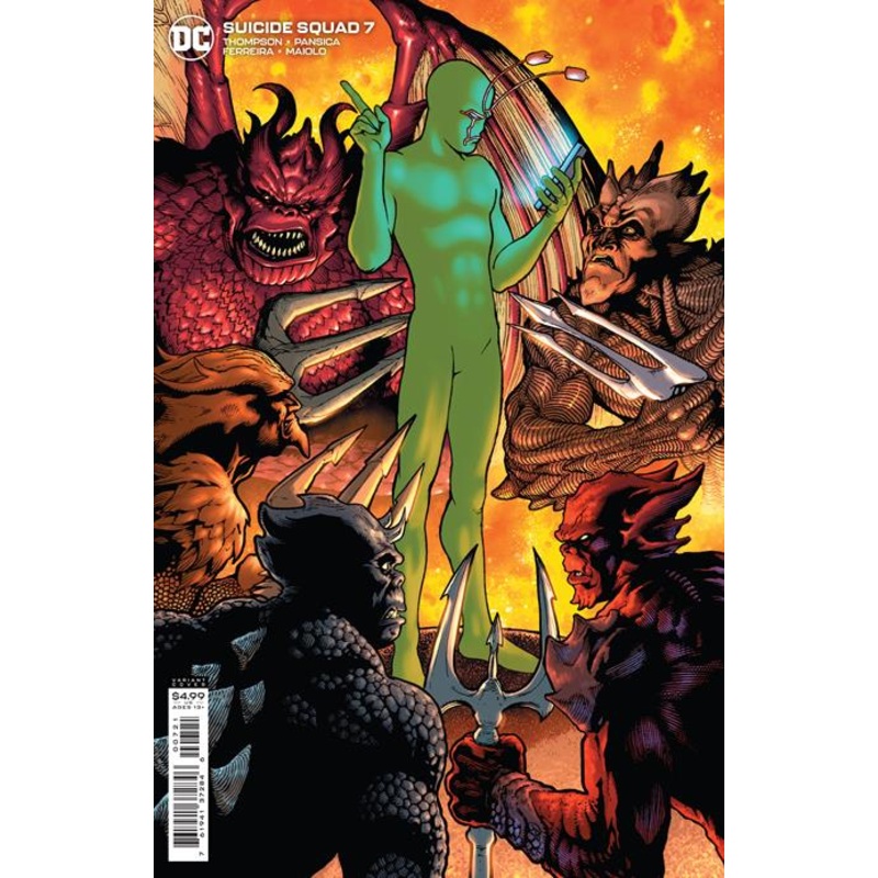 SUICIDE SQUAD #7 CVR B KEVIN MAGUIRE CARD STOCK VAR