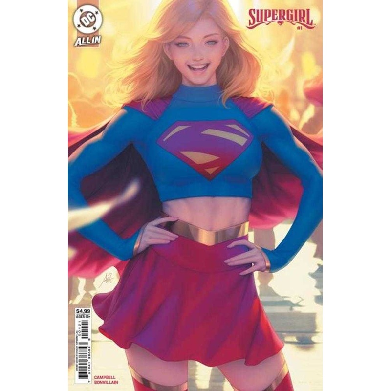 Supergirl #1 Cover B Stanley Artgerm Lau Card Stock Variant
