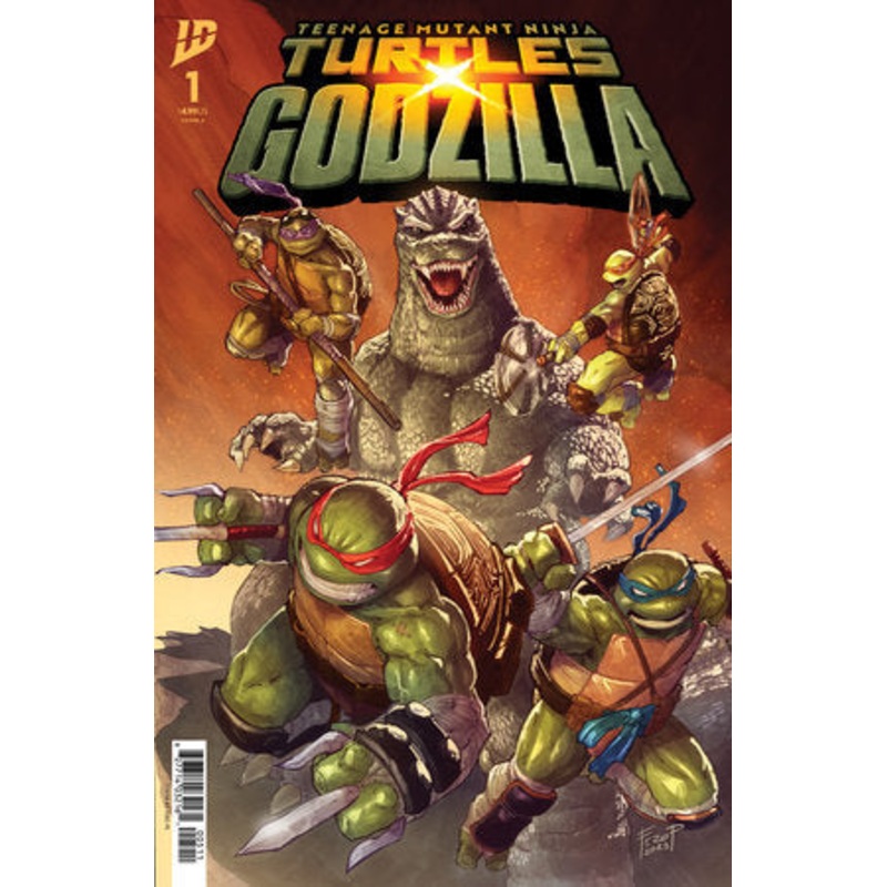 TEENAGE MUTANT NINJA TURTLES X GODZILLA #1 COVER A (PE) (12 Nov Release)