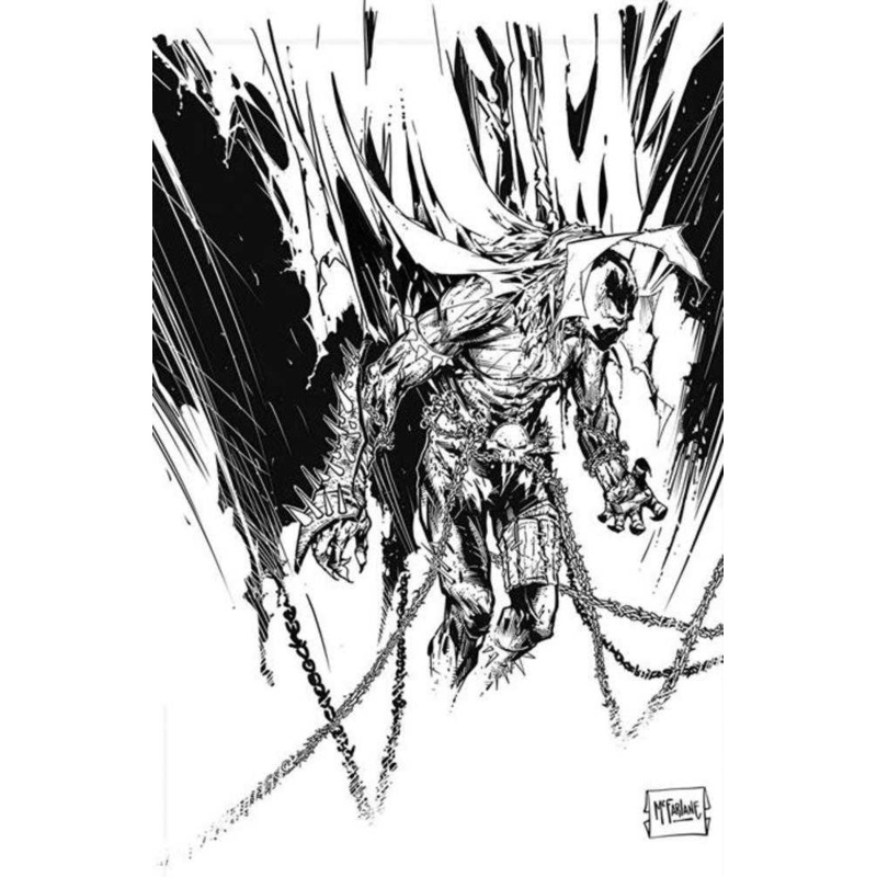 Spawn #350  Cover F Todd McFarlane Black & White Variant