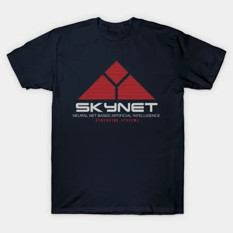 T-Shirt: Skynet - Navy Small