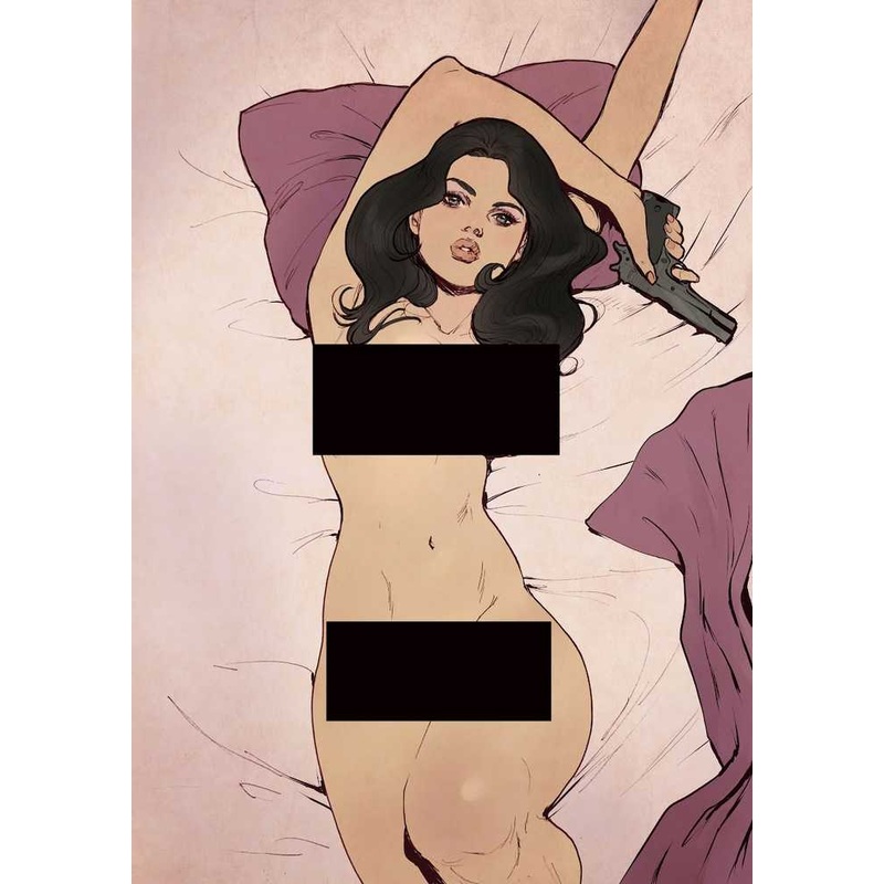 Gun Honey Collision Course #1 Cover G Darnell Nude Bagged (Mature)