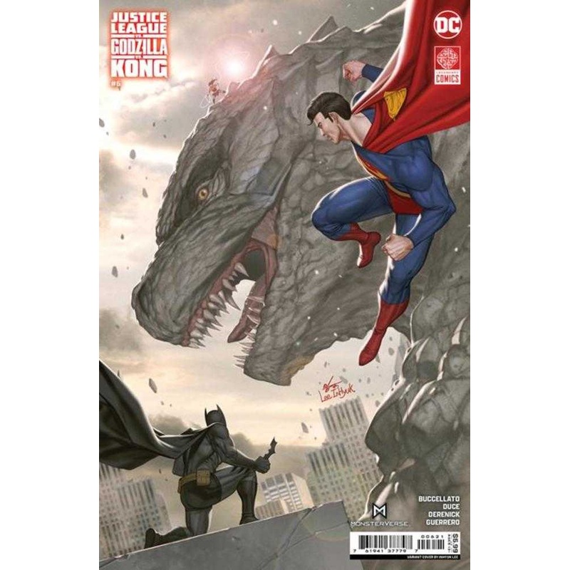Justice League vs Godzilla vs Kong #6 (Of 7) Cover B Inhyuk Lee Card Stock Variant