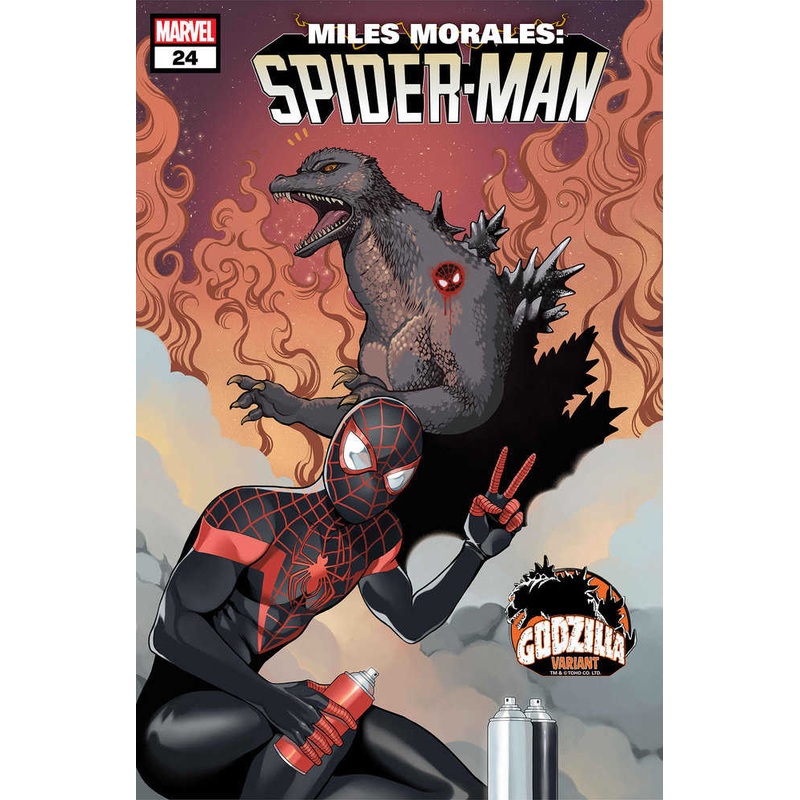 Miles Morales: Spider-Man #24 Romy Jones Godzilla Variant