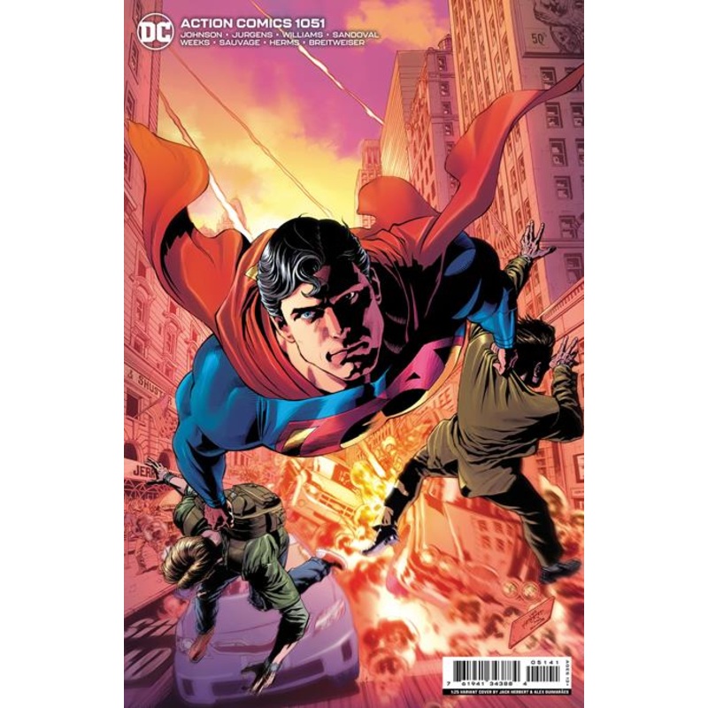 ACTION COMICS #1051 CVR I INC 1:25 JACK HERBERT CARD STOCK VAR