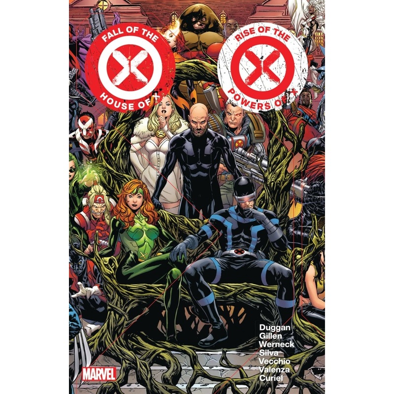 Fall Of The House Of X / Rise Of The Powers Of X Omnibus HC Mark Brooks Cover