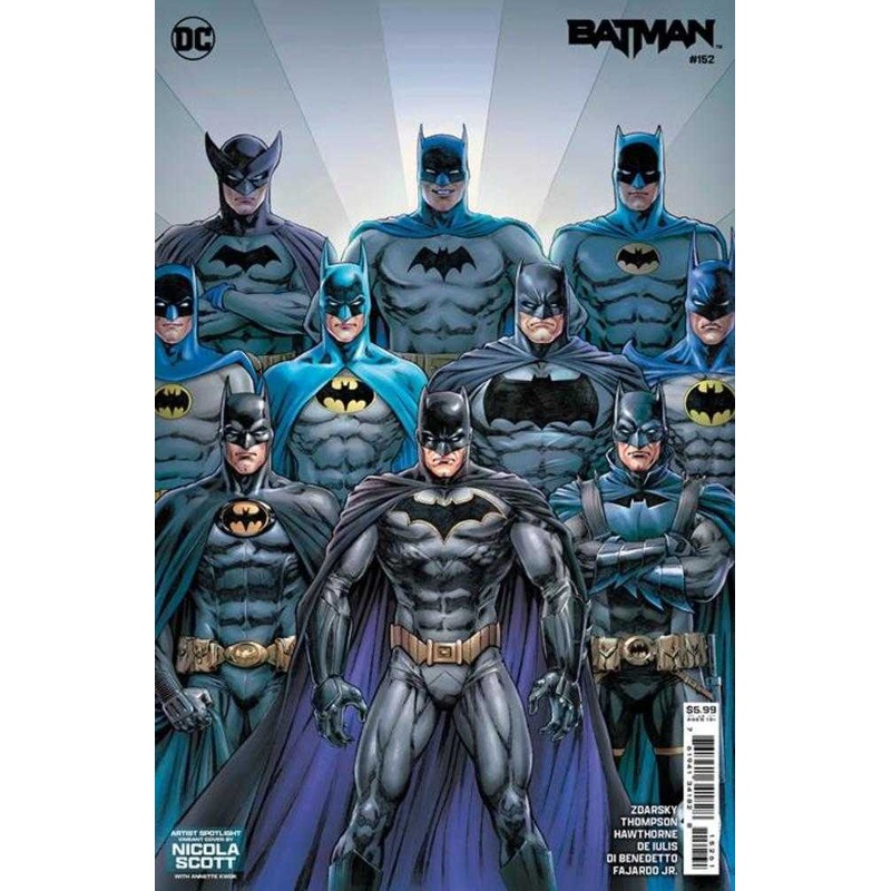 Batman #152 Cover D Nicola Scott Artist Spotlight Card Stock Variant (Absolute Power)