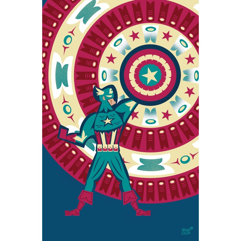 CAPTAIN AMERICA (2018) #25 VEREGGE CAPTAIN AMERICA VAR