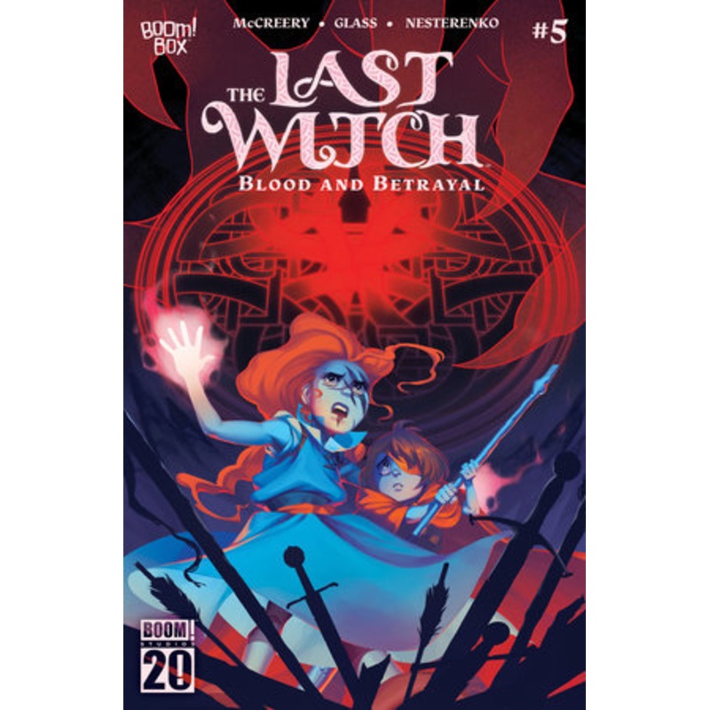 LAST WITCH BLOOD AND BETRAYAL #5 A MAIN (DRESSED, GLASS) (19 Nov Release) This only, one comic book.
