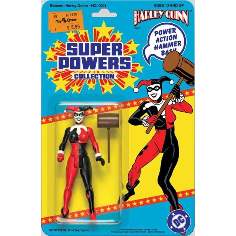 Batman Harley Quinn #1 Facsimile Edition Cover B Jason Geyer & Alex Saviuk Super Powers Card Stock Variant