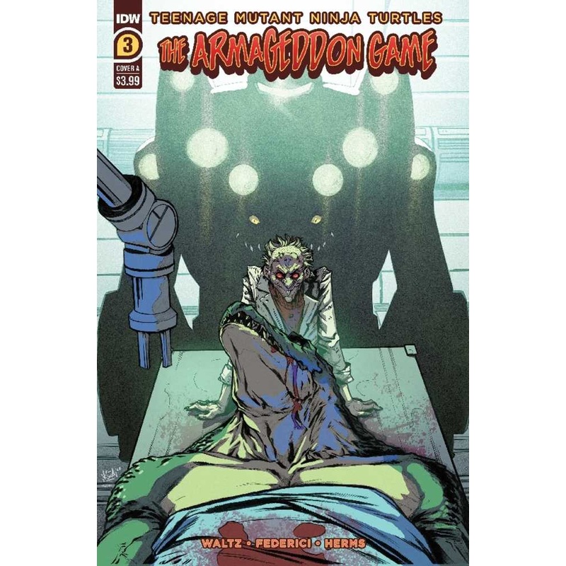 Teenage Mutant Ninja Turtles Armageddon Game #3 Cover A Federici