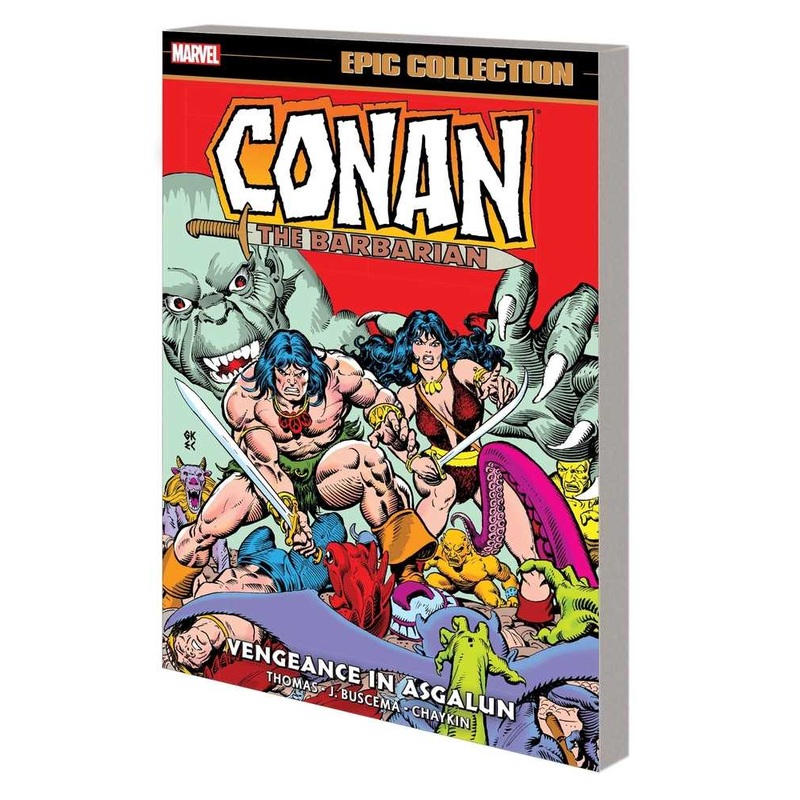 Conan the Barbarian Epic Collector's Og Marvel Years TPB Vengeance Asgalun