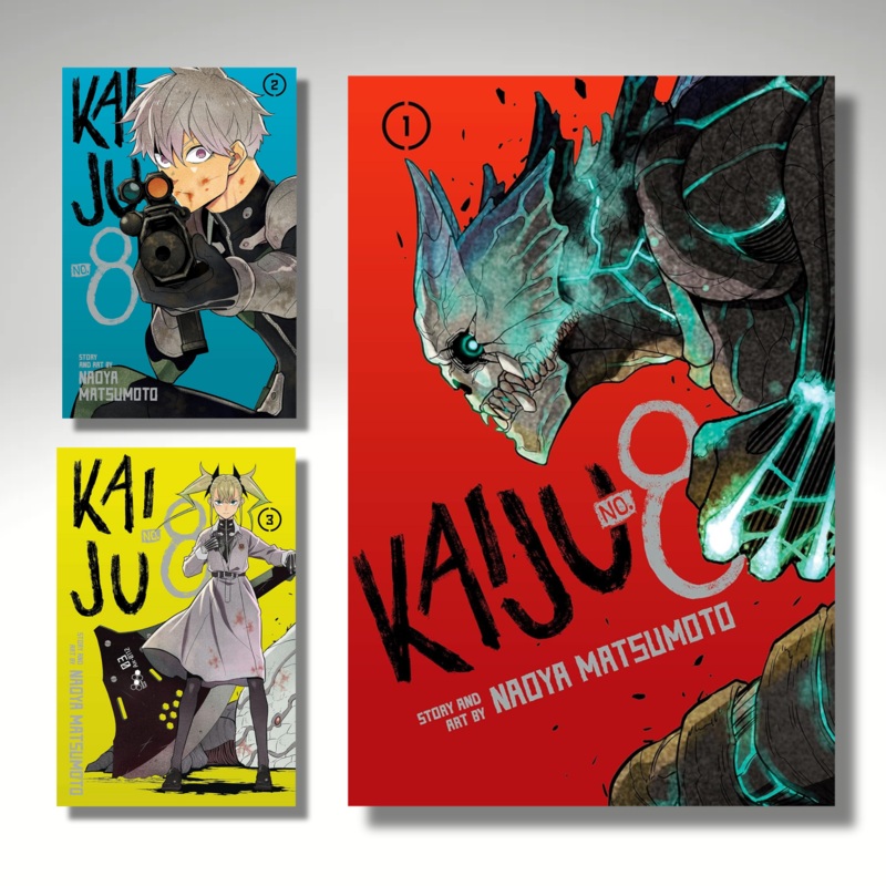 [Combo] Kaiju No 8 Manga Vol 1-3