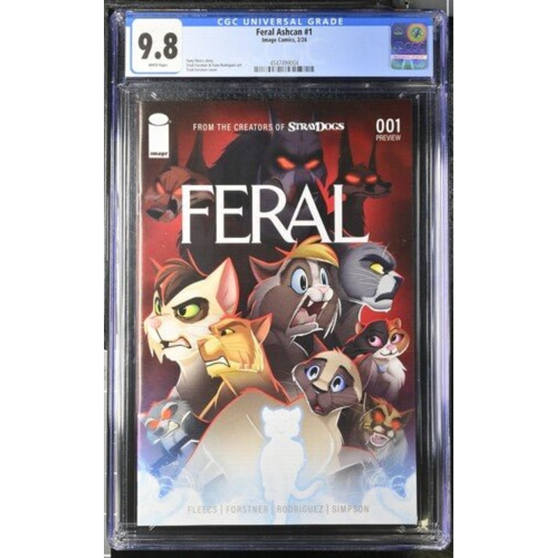 FERAL #1 Ashcan Preview CGC 9.8