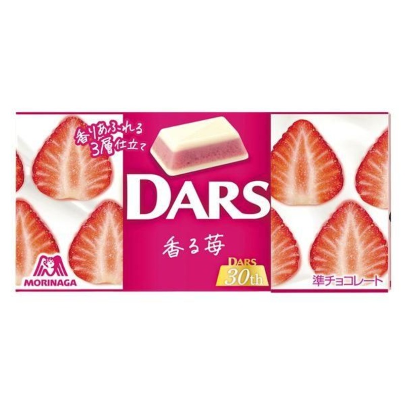 Morinaga Dars Strawberry White Chocolate