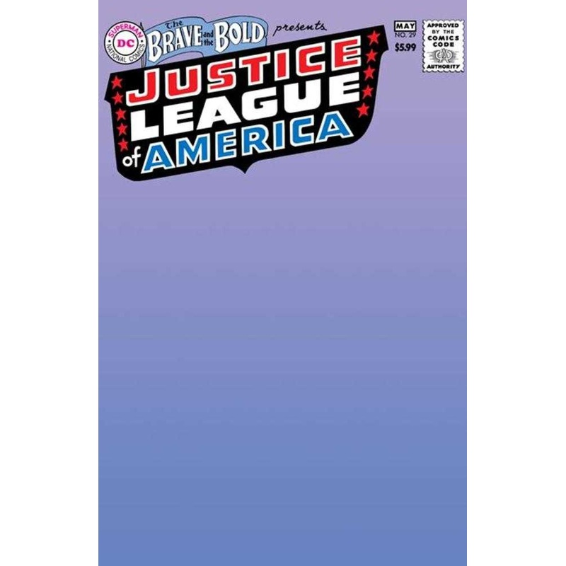 Brave And The Bold #29 Facsimile Edition Cover C Purple Blank Variant