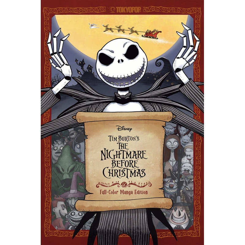 Disney Tim Burton'S The Nightmare Before Christmas Full-Color Manga Edition