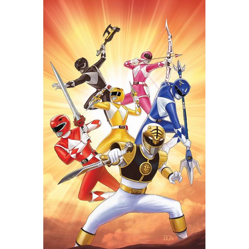 MIGHTY MORPHIN #20 CVR H UNLOCKABLE VAR BERNARDO ONE PER STORE