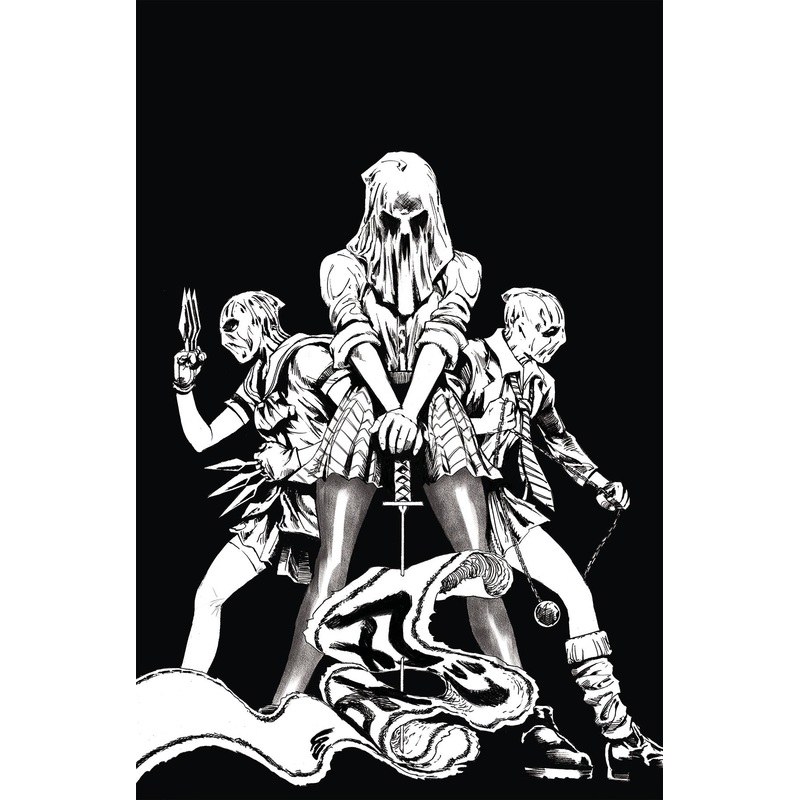 NINJETTES #1 CVR T 1:7 FOC INCV LAU B&W VIRGIN