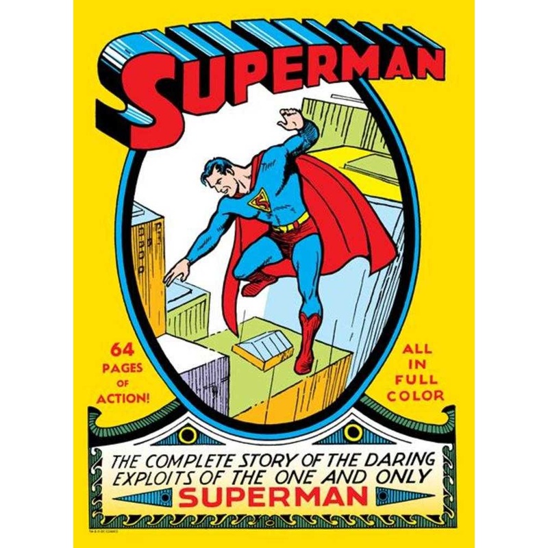 Superman #1 Golden Age Sized Facsimile Edition Cover B Joe Schuster & Leo O Mealia Foil Variant