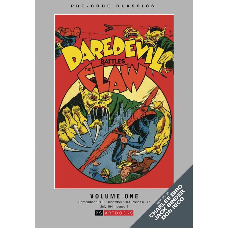 Pre Code Classics Daredevil Comics HC Vol 01