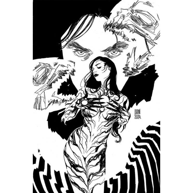 WITCHBLADE #12 (2024) CVR E INC 1:25 DANI B&W VIRGIN VAR
