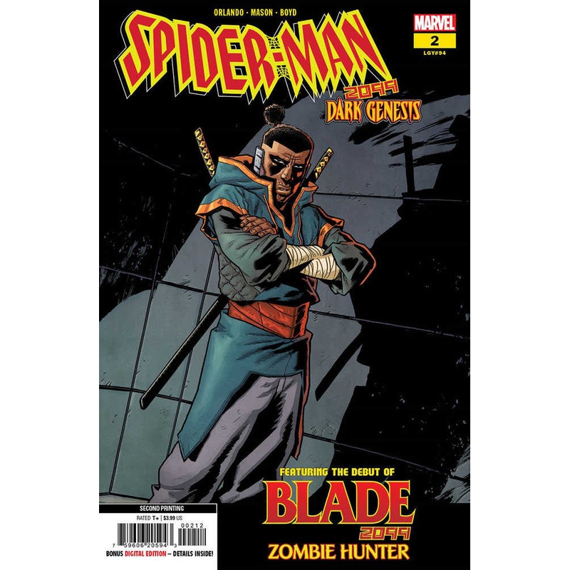 Spider-Man 2099: Dark Genesis 2 Justin Mason 2nd Print Variant