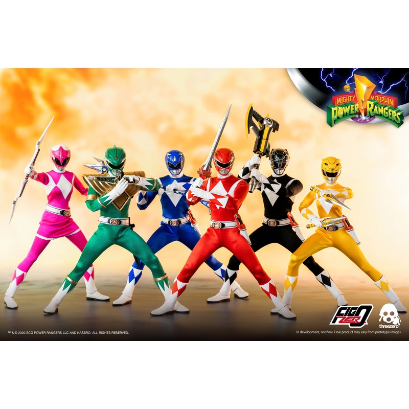 Mighty Morphin Power Rangers 1/6 Scale Action Figure 6 Pack Set