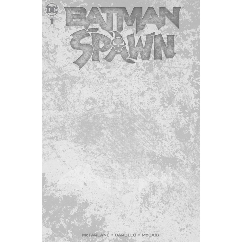 Batman Spawn #1 (One Shot) Cover I Black & White Blank Variant