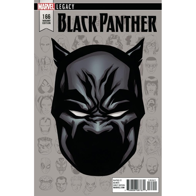BLACK PANTHER (2017) #166 1:10 MCKONE LEGACY HEADSHOT INCV LEG