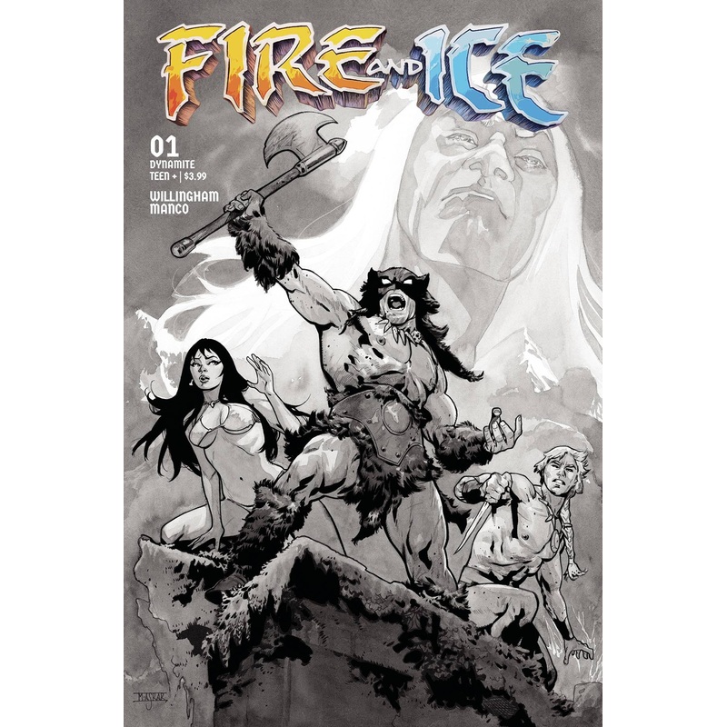 FIRE AND ICE #1 CVR I 1:15 INCV ASRAR B&W