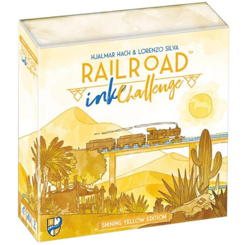 Railroad Ink Challenge: Shining Yellow