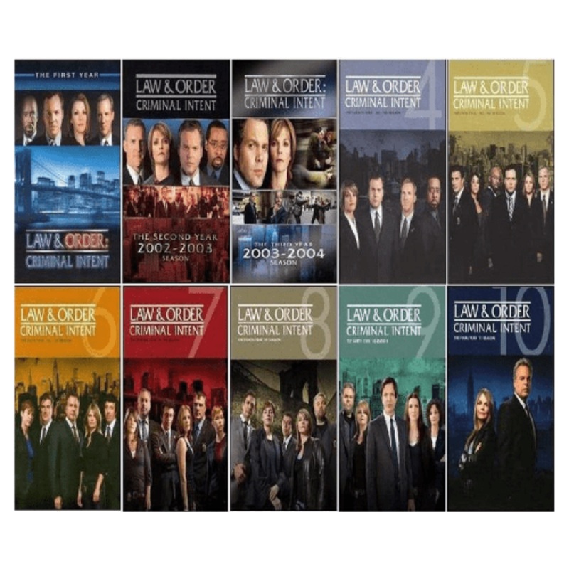 Law & Order Criminal Intent TV Series Complete DVD Set