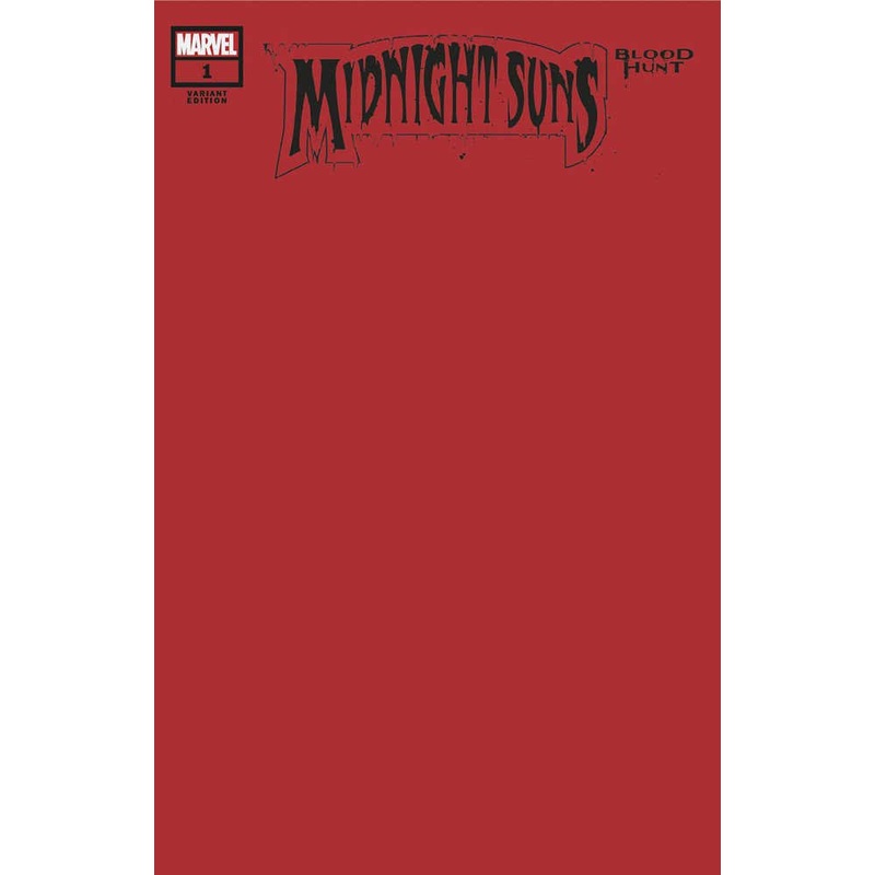 Midnight Sons: Blood Hunt #1 Blood Red Blank Variant [Bh]