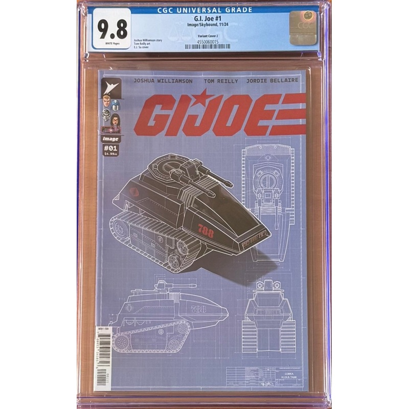 GI Joe #1 Cover J Su 1:50 Variant CGC 9.8