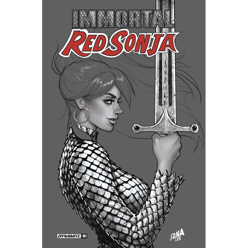 IMMORTAL RED SONJA #2 CVR P 1:7 FOC INCV NAKAYAMA B&W