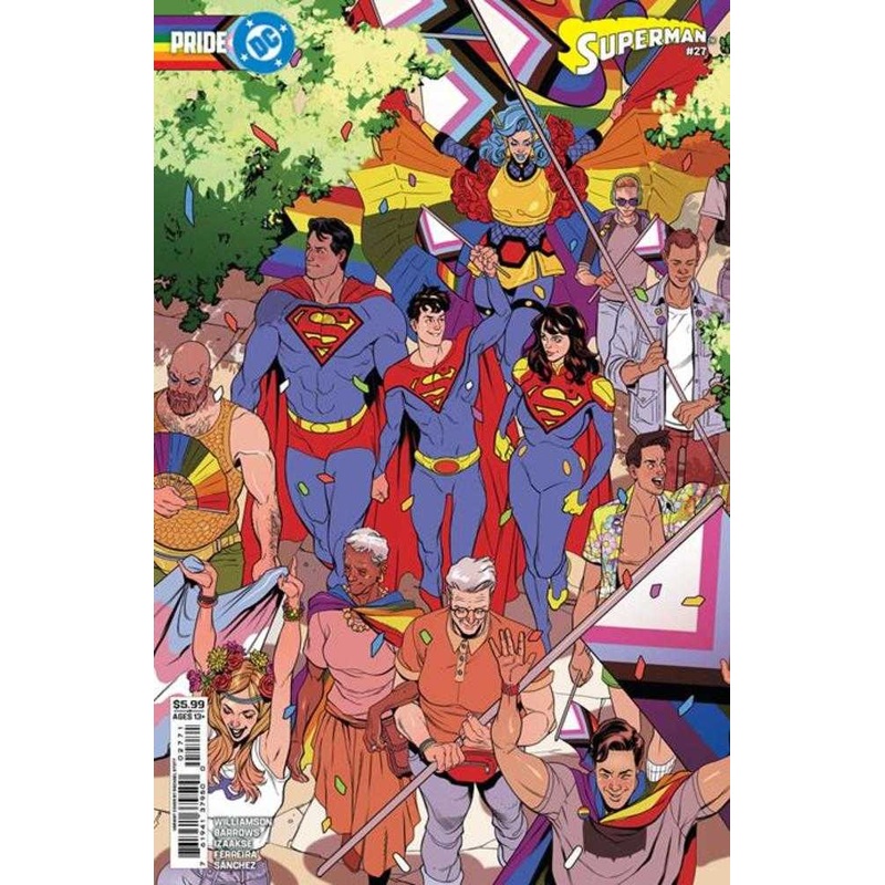 Superman #27 Cover E Rachel Stott DC Pride Card Stock Variant