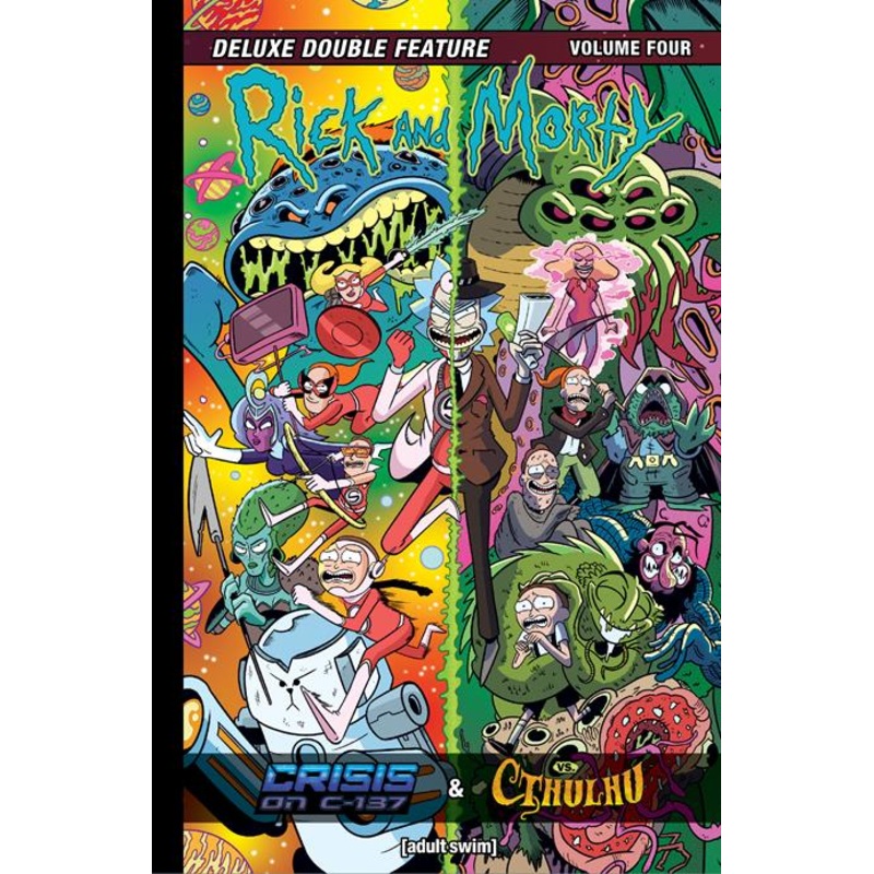 Rick And Morty Deluxe Double Feature HC Vol 4