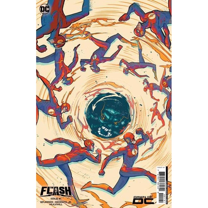 Flash #1 Cover G 1 in 25 Riley Rossmo Card Stock Ratio Variant