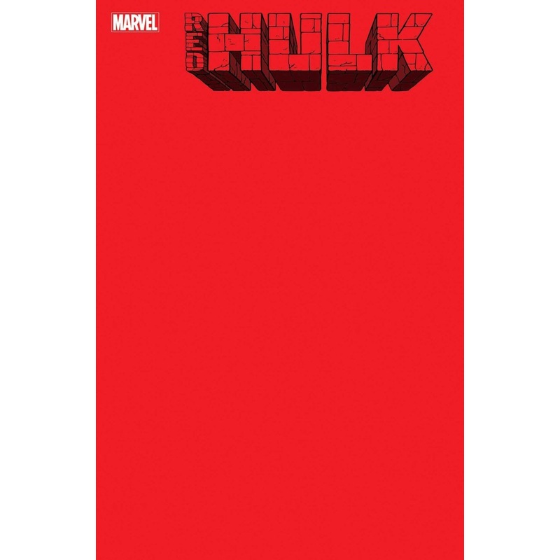 Red Hulk #1 Red Blank Cover Variant [Doom]