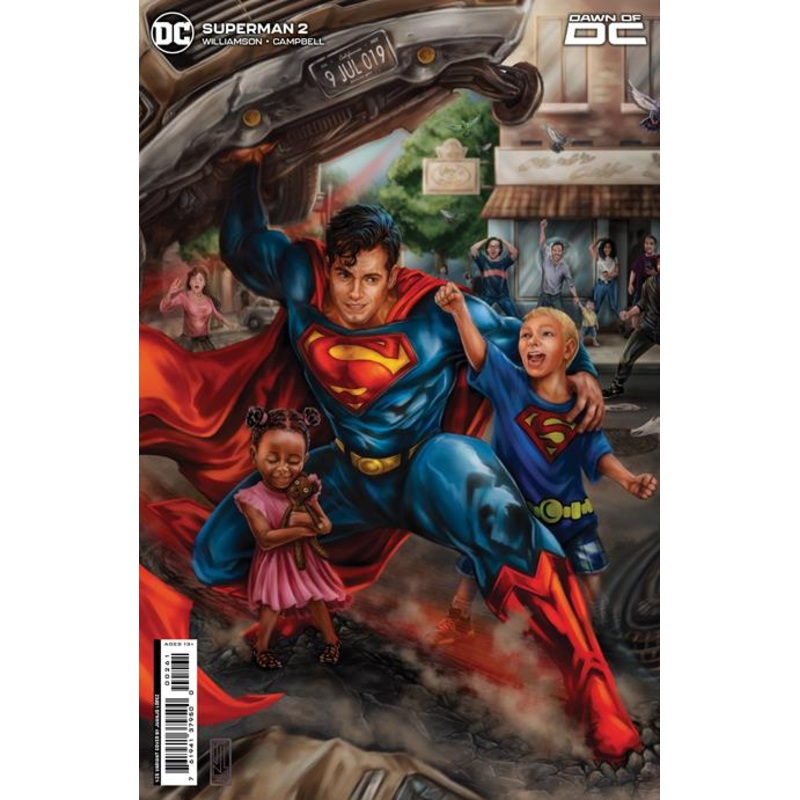 SUPERMAN #2 CVR F INC 1:25 JUANJO LOPEZ CARD STOCK VAR