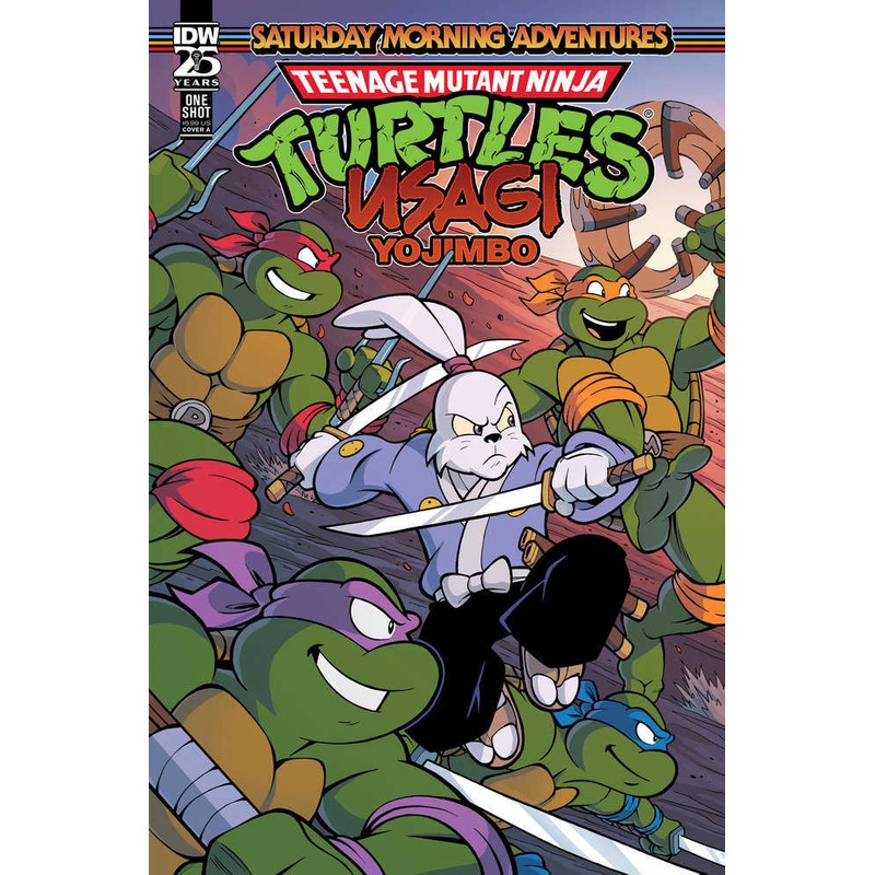 Teenage Mutant Ninja Turtles/Usagi Yojimbo: Saturday Morning Adventures Cover A (Lawrence)